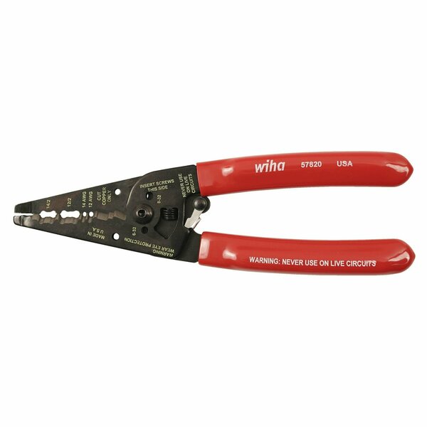 Wiha Classic Grip Wire Strippers Dual NM-B Cable 7.75-in. 57820